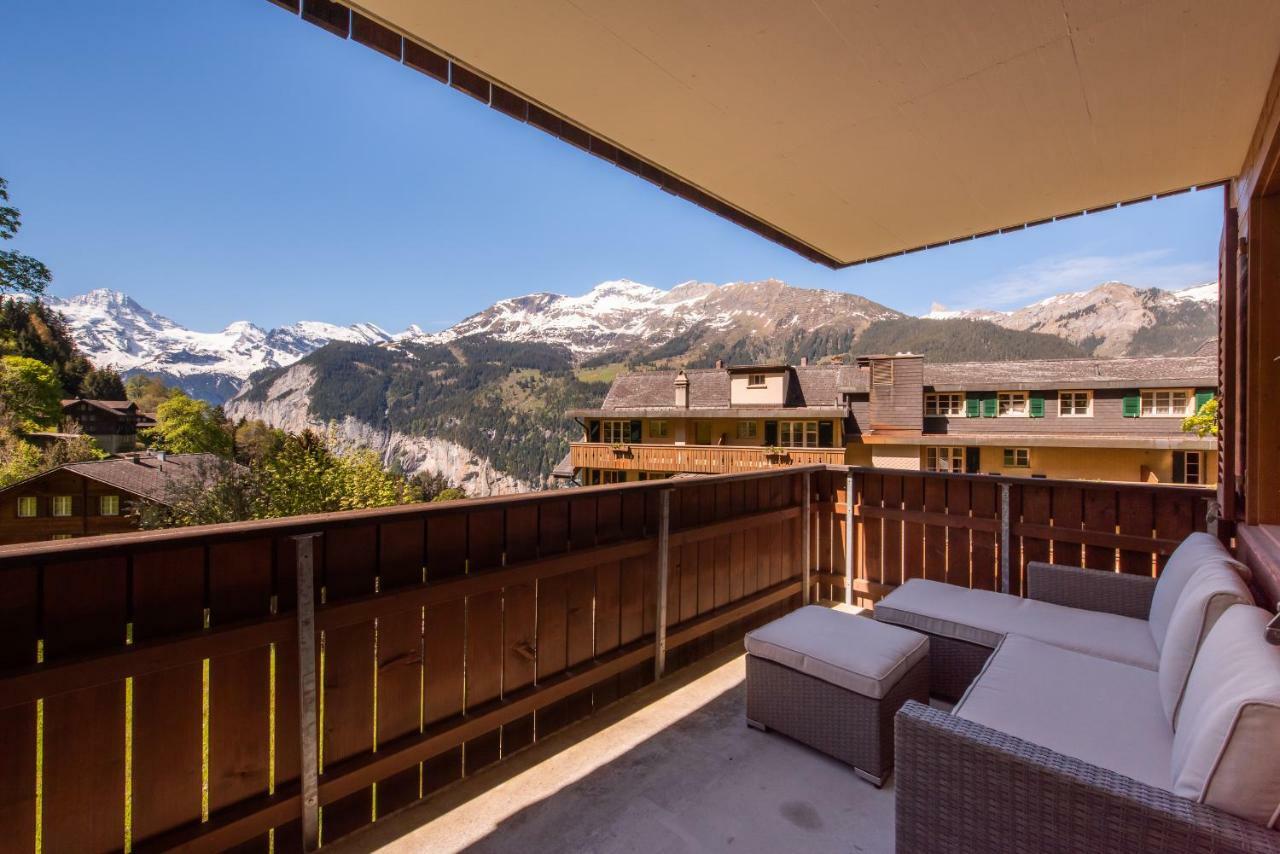 Roossi-Huus 3 Apartment Wengen Exterior photo