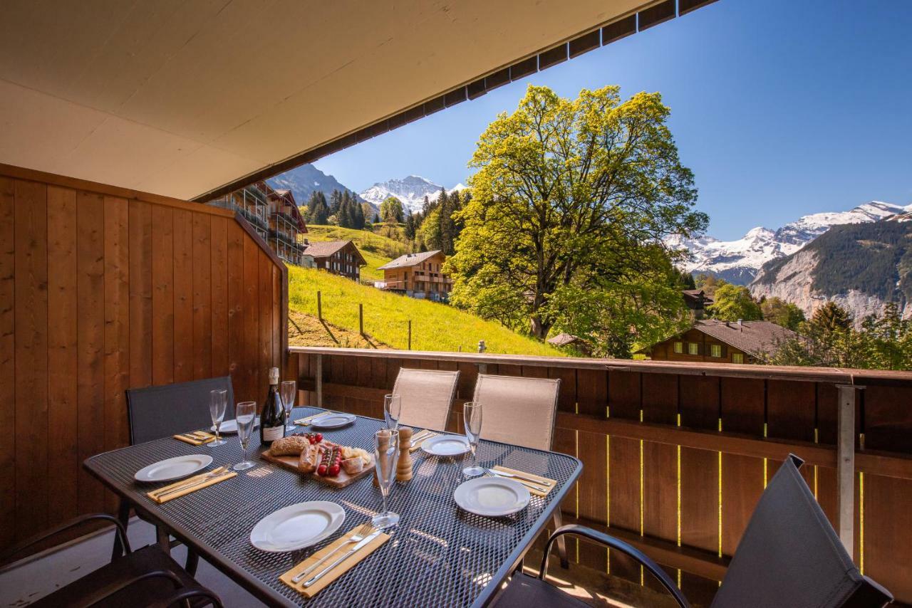 Roossi-Huus 3 Apartment Wengen Exterior photo